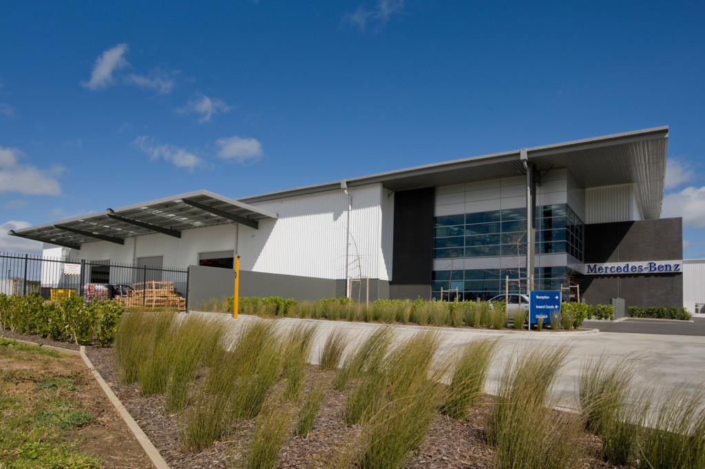 New Zealand Construction Companies Mercedes Office and Warehouse