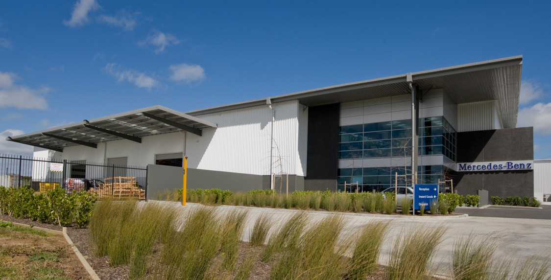 New Zealand Construction Companies Mercedes Office and Warehouse